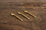 Brass Twisted Spoon