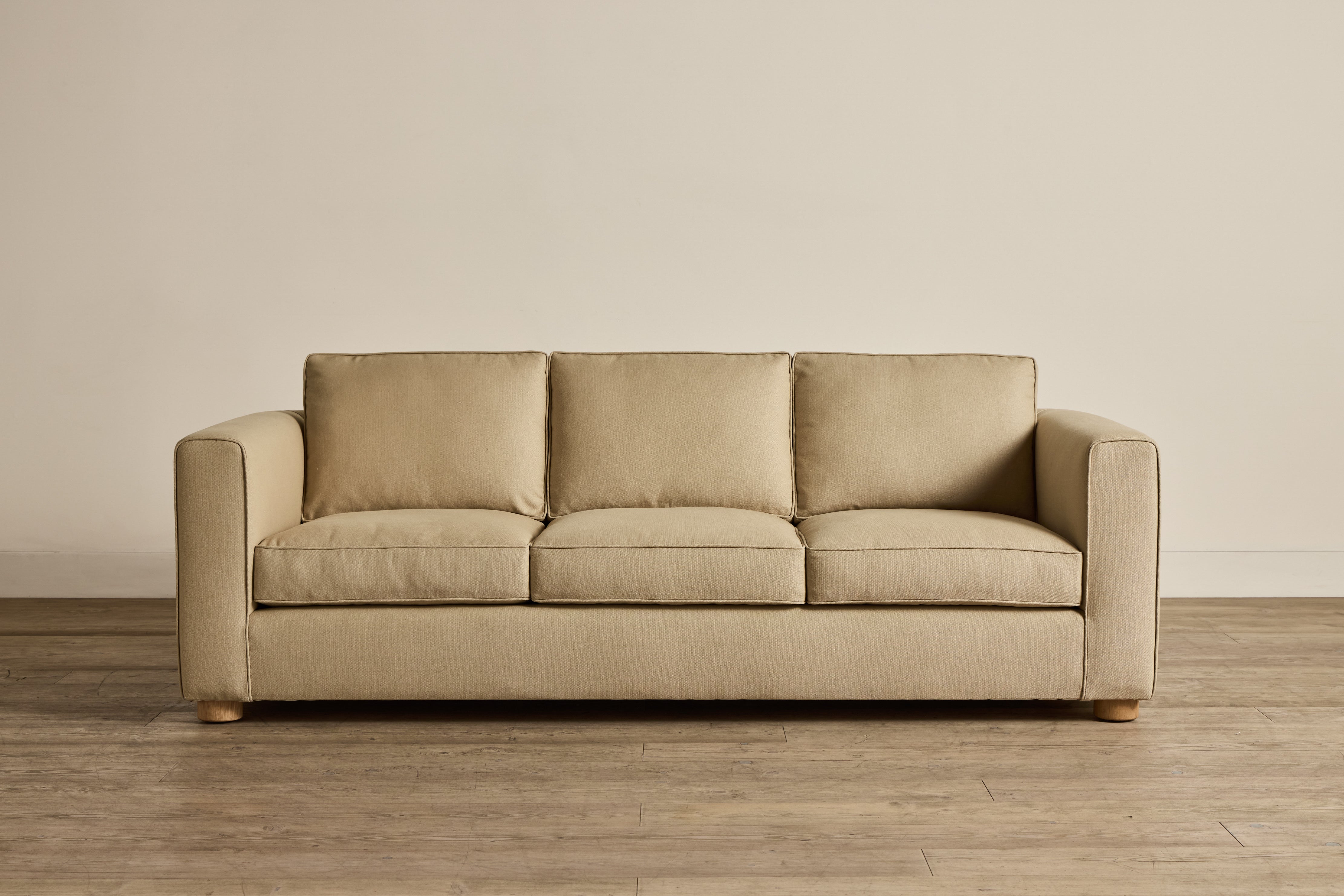 Shown in Customer's Own Material and Natural Oak, 84 In.
