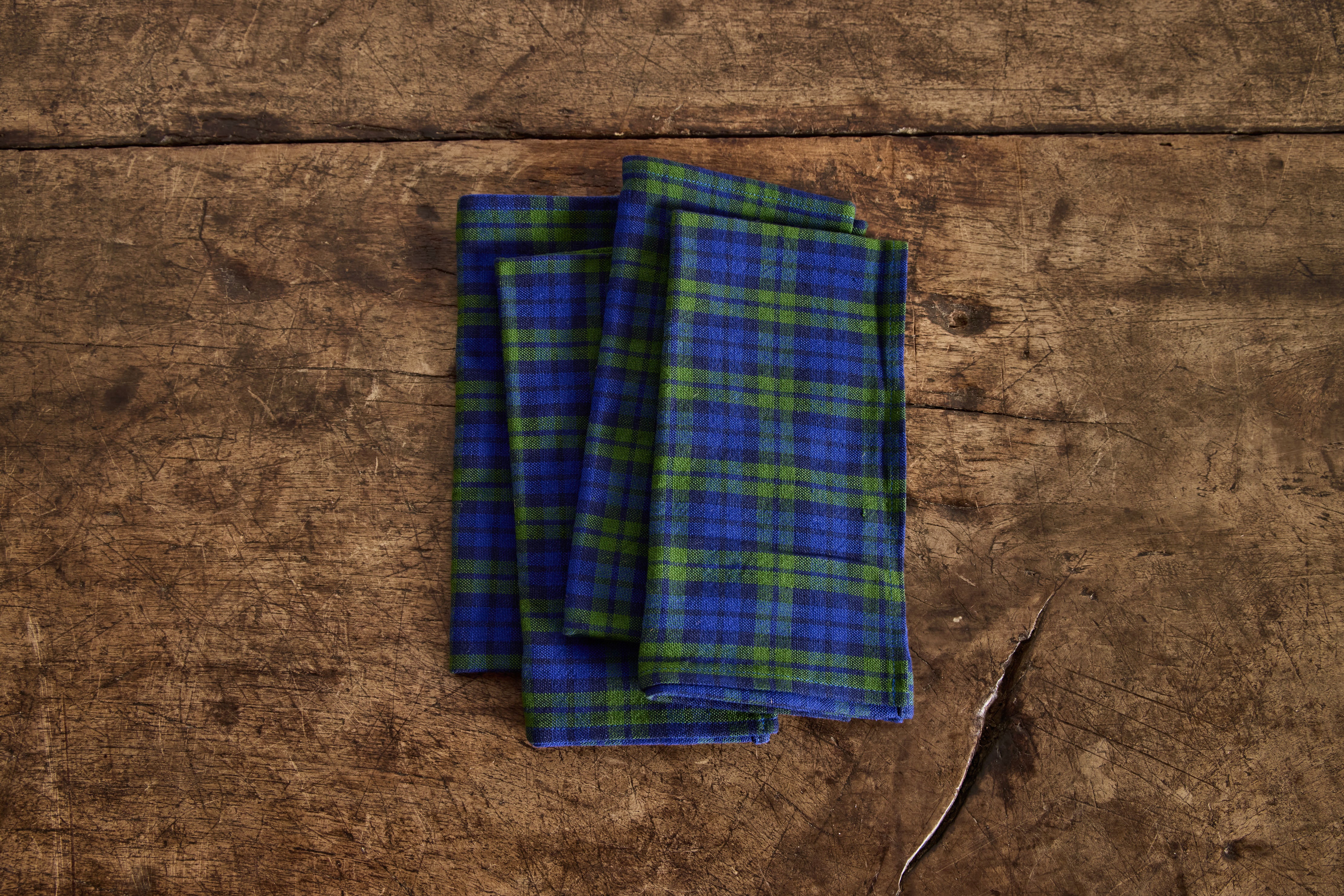 Portland Plaid Napkins, Set of 4