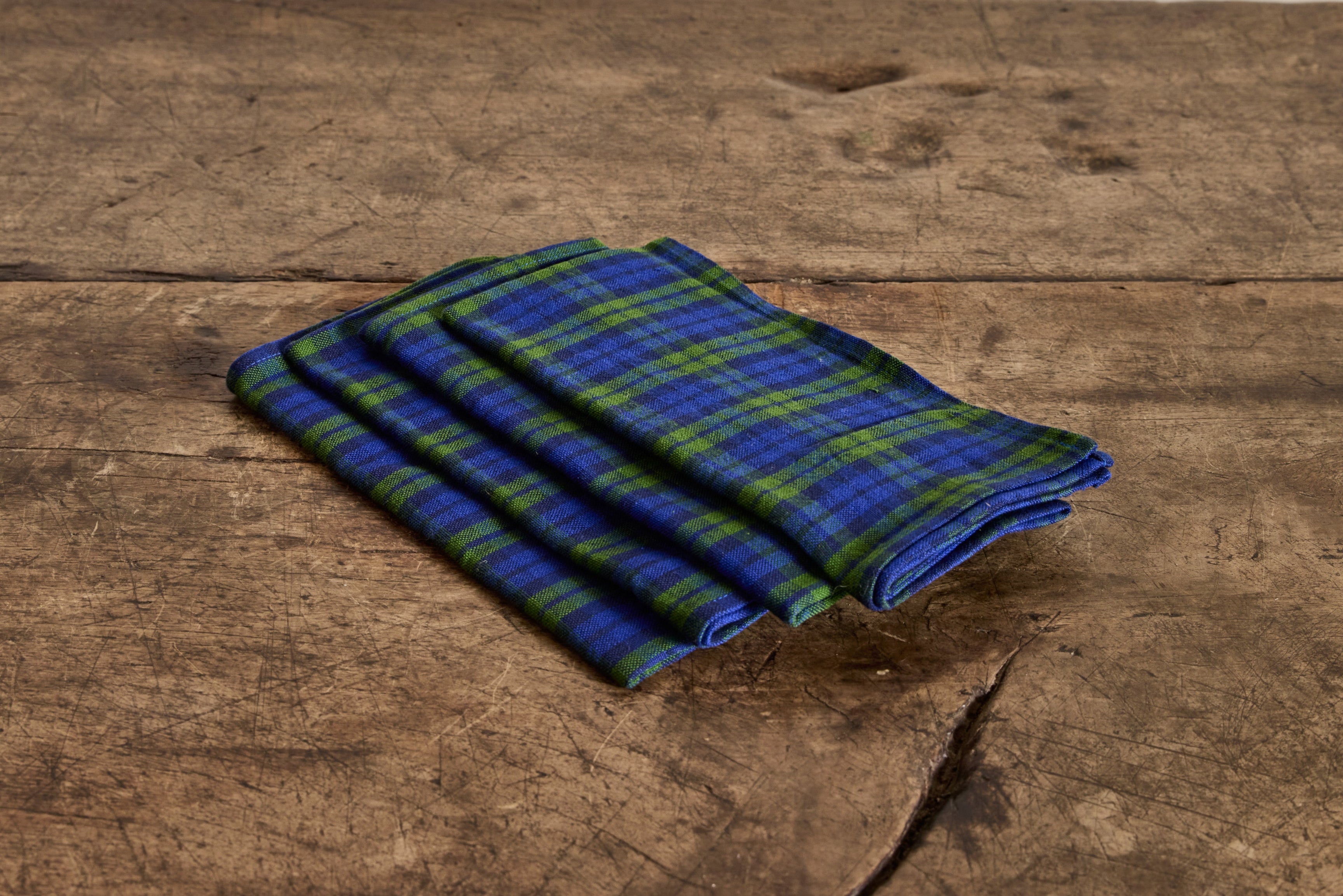Portland Plaid Napkins, Set of 4