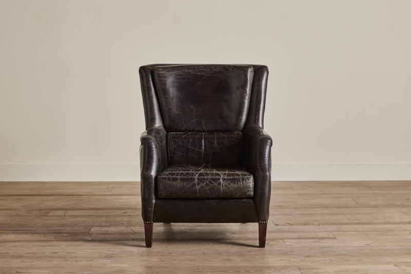 1960s Black Leather Chair