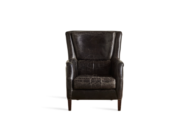 1960s Black Leather Chair