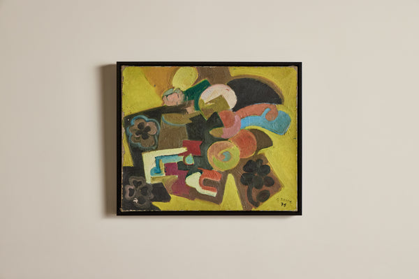 1970s Abstract Oil Painting