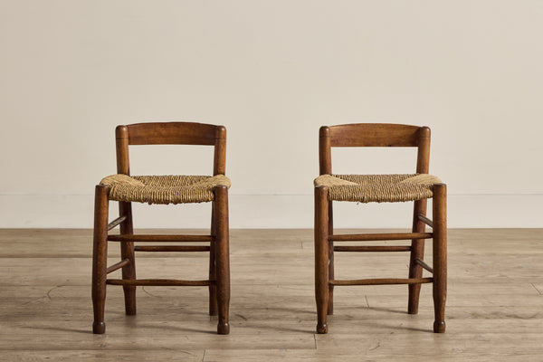 Pair of Petite Rush Chairs