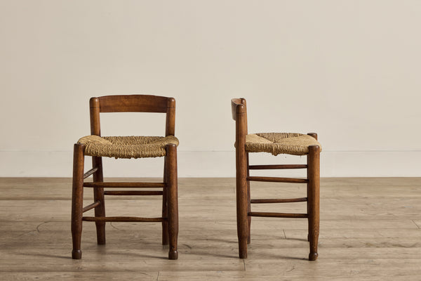 Pair of Petite Rush Chairs