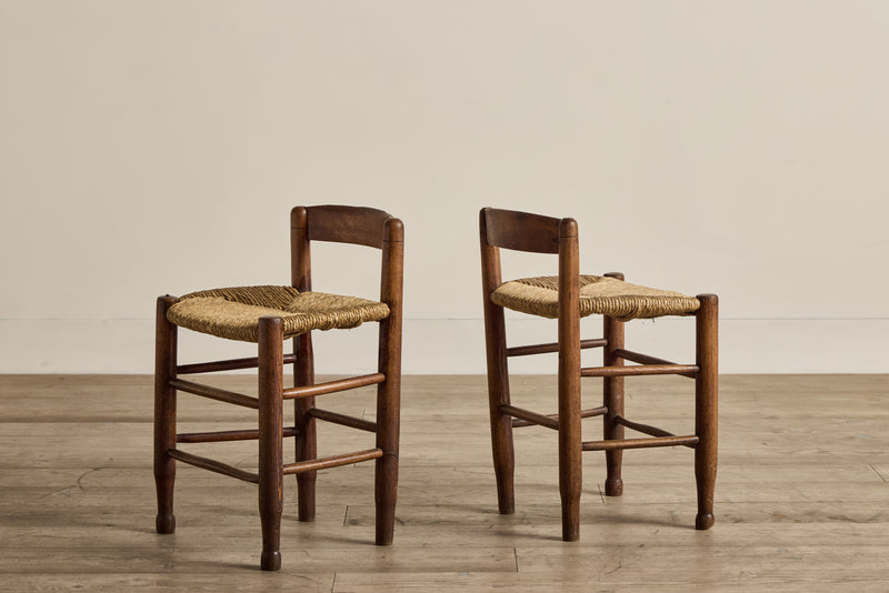 Pair of Petite Rush Chairs