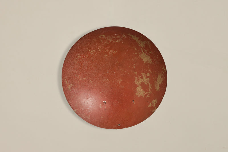 Pair of Red Dome Sconces