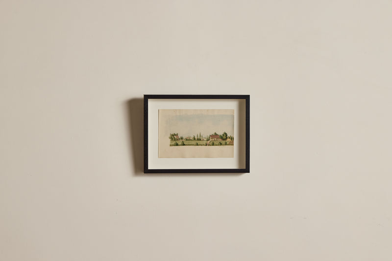 Farmhouse Watercolor