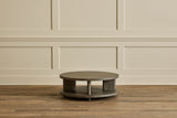 Round Shelf Coffee Table, 36"