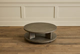 Round Shelf Coffee Table, 36"