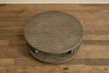 Round Shelf Coffee Table, 36"