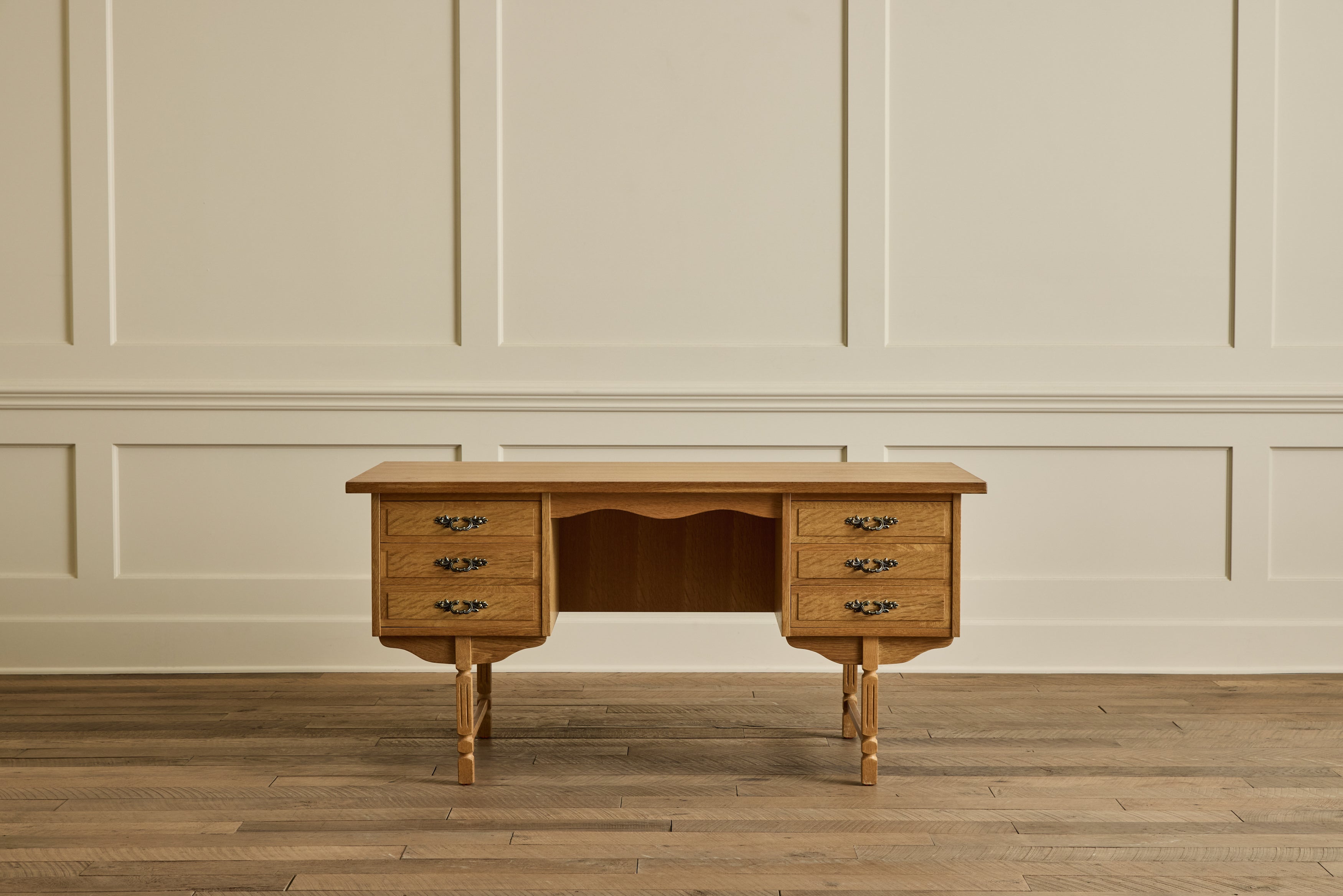 Danish Oak Wood Desk