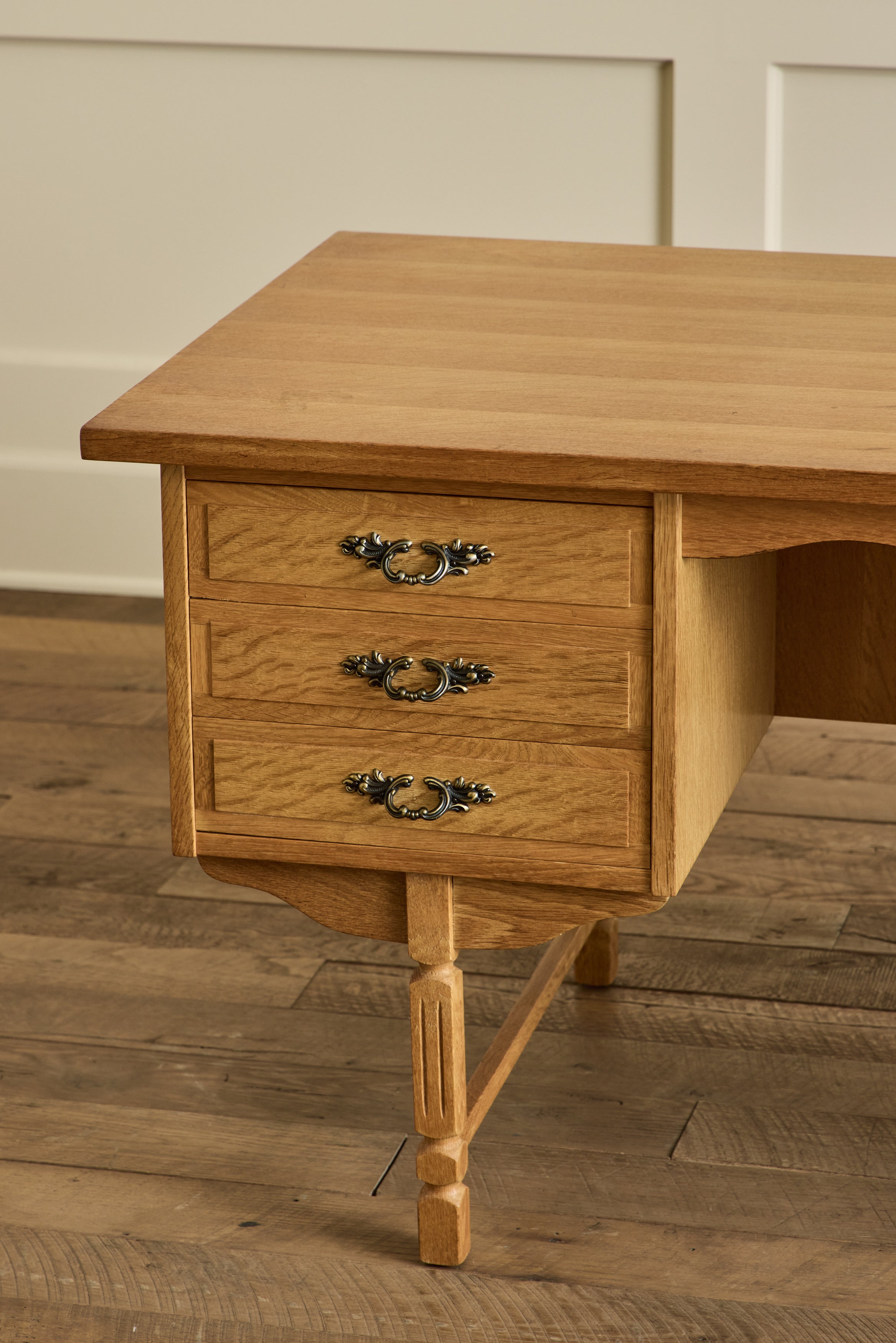 Danish Oak Wood Desk