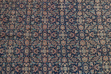 Blue Floral Mahal Rug  7'10 X 11'10