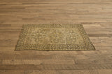 Beige Tribal Rug 3'9 X 5'