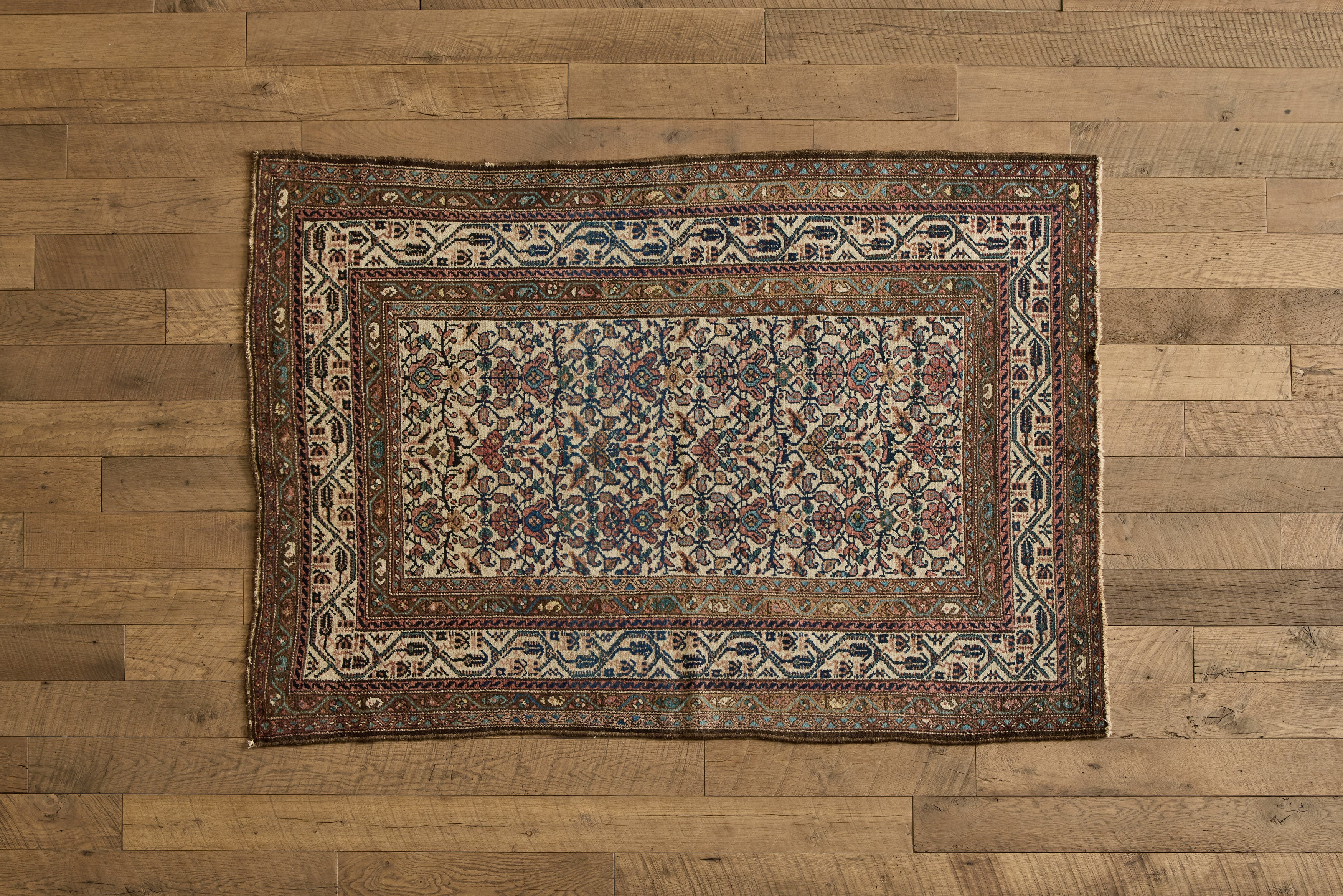 Persian Floral Malayer Rug 4'5 X 6'3