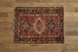 Persian Heriz Throw Rug 3'1 X 4'5