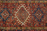 Persian Heriz Throw Rug 3'1 X 4'5