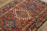Persian Heriz Throw Rug 3'1 X 4'5