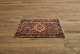 Persian Heriz Throw Rug 3'1 X 4'5