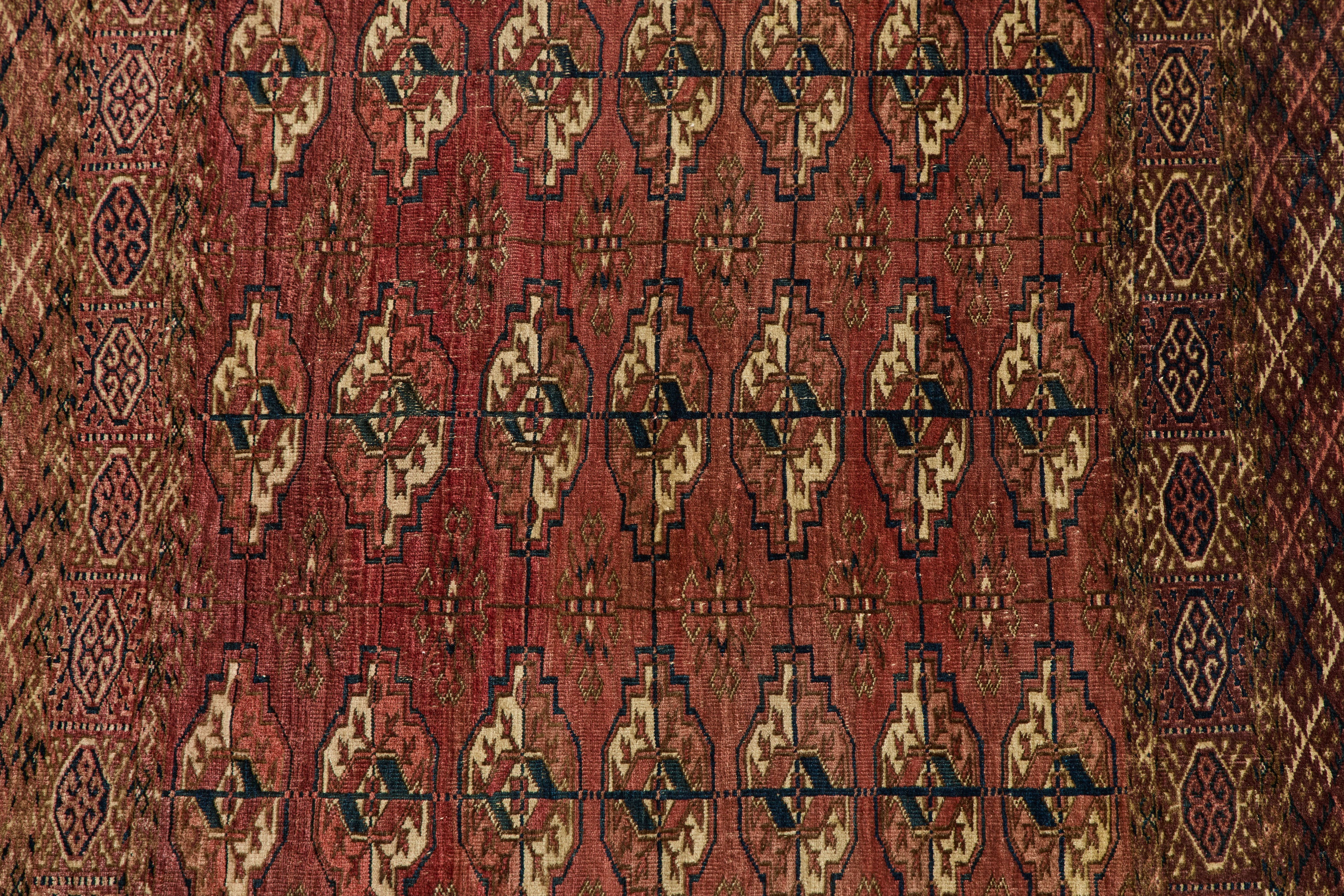 Persian Turkoman Throw Rug 3’6 x 3’11