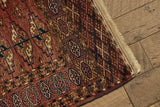 Persian Turkoman Throw Rug 3’6 x 3’11