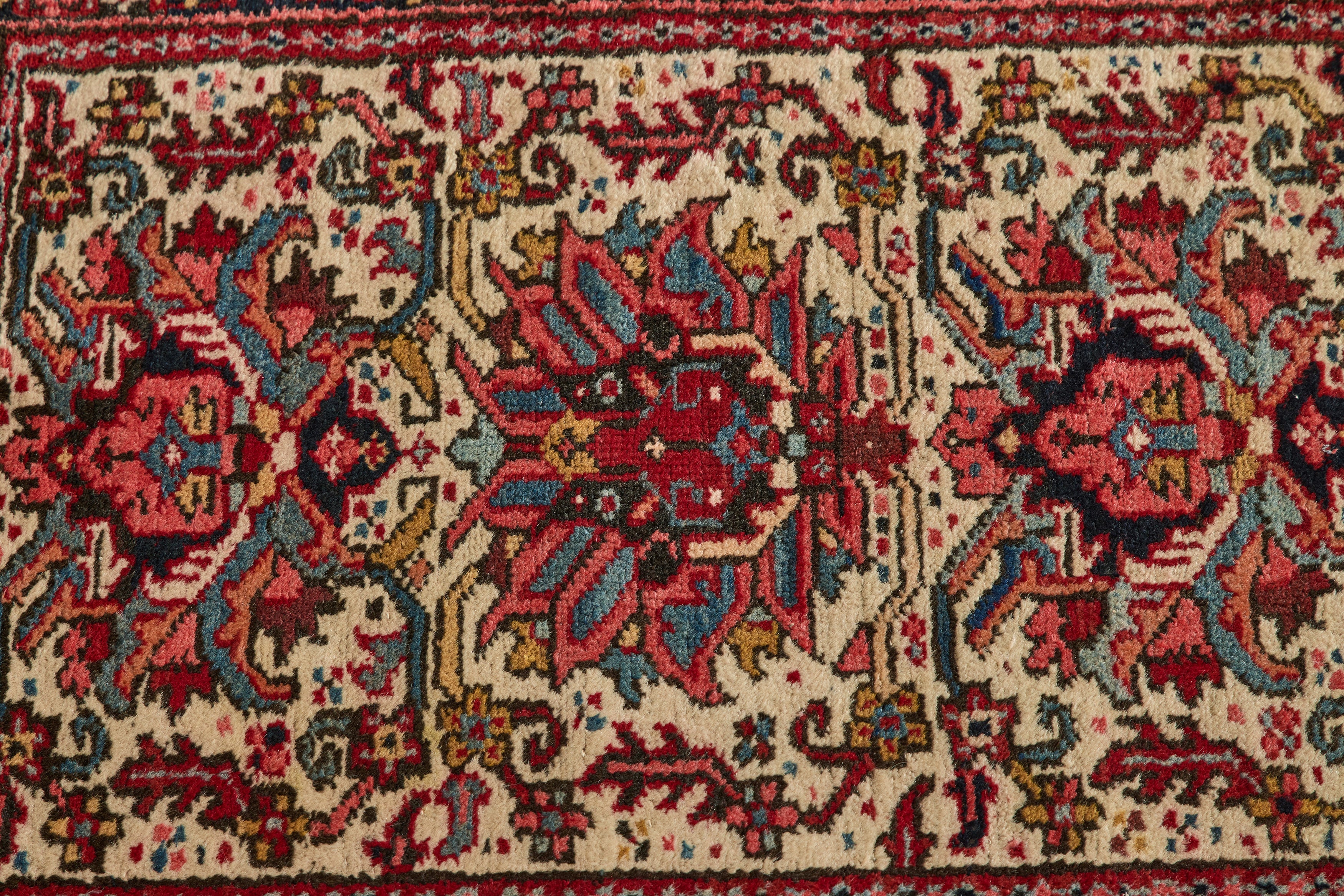 Persian Gharajeh Scatter Rug 2' x 2'8