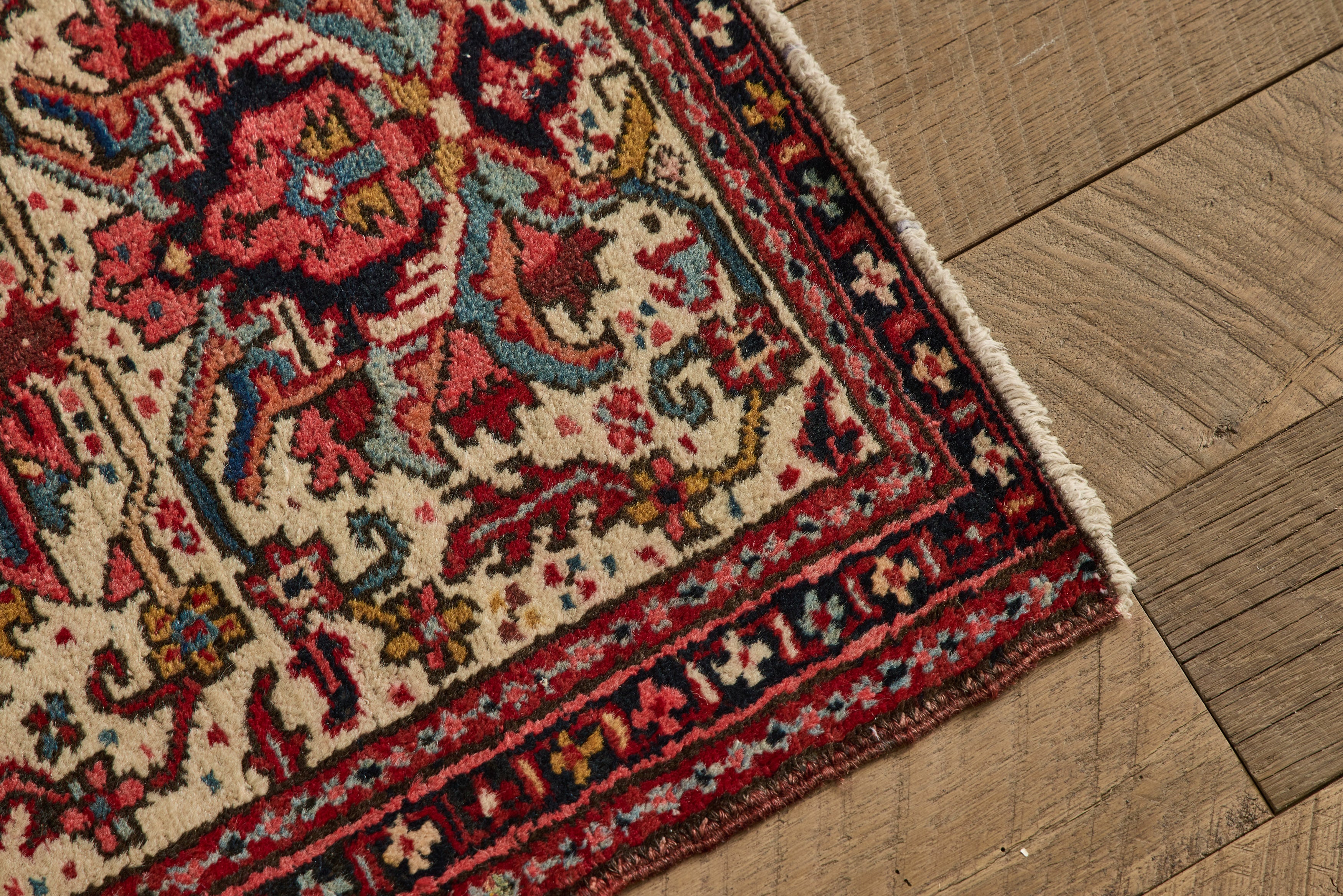 Persian Gharajeh Scatter Rug 2' x 2'8