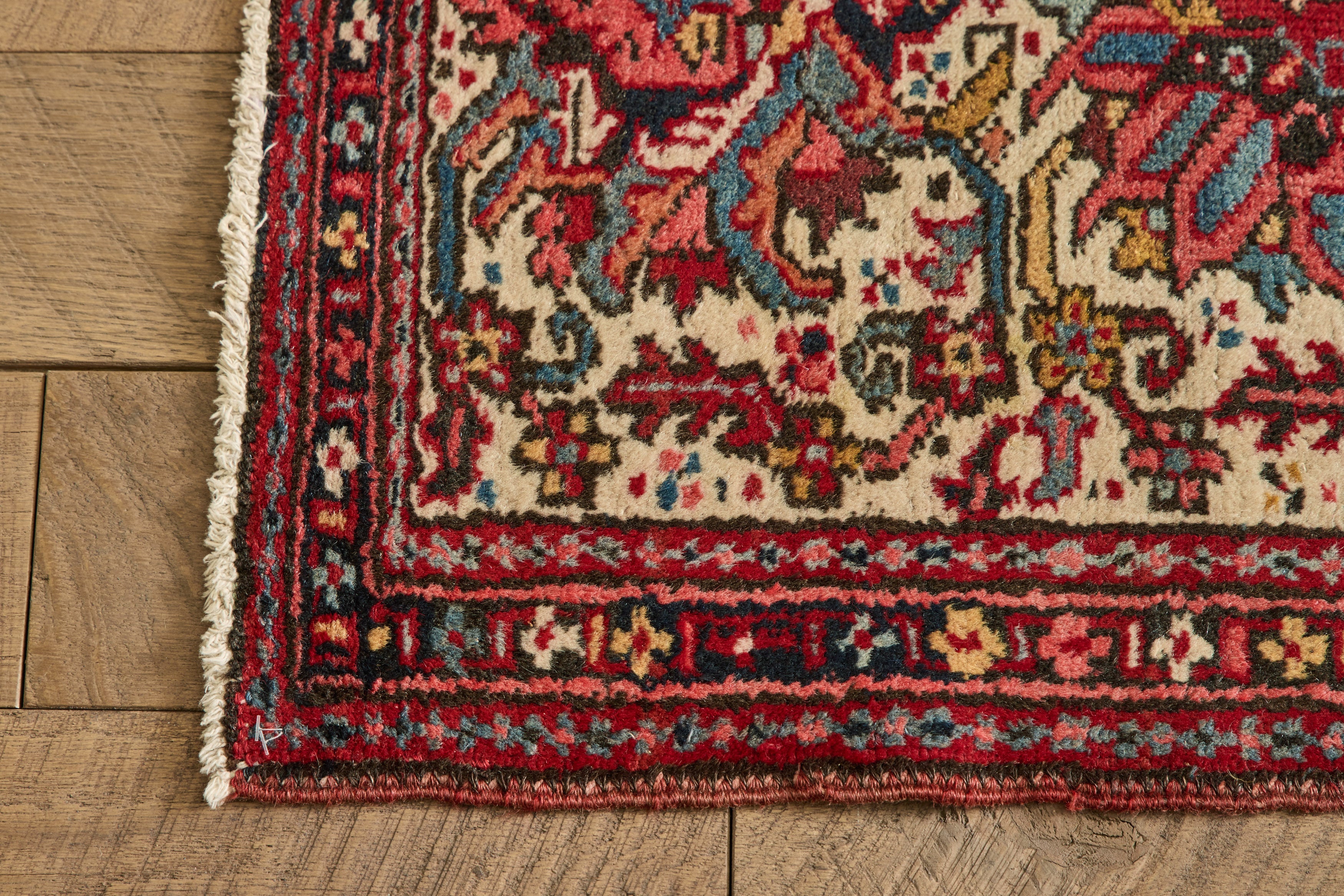 Persian Gharajeh Scatter Rug 2' x 2'8