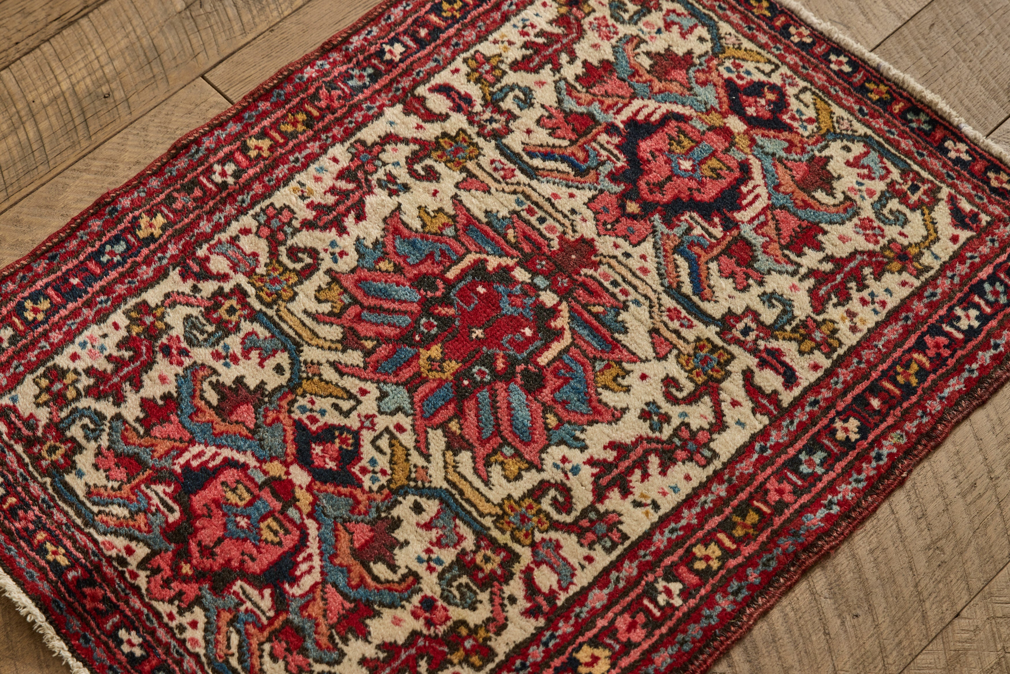 Persian Gharajeh Scatter Rug 2' x 2'8