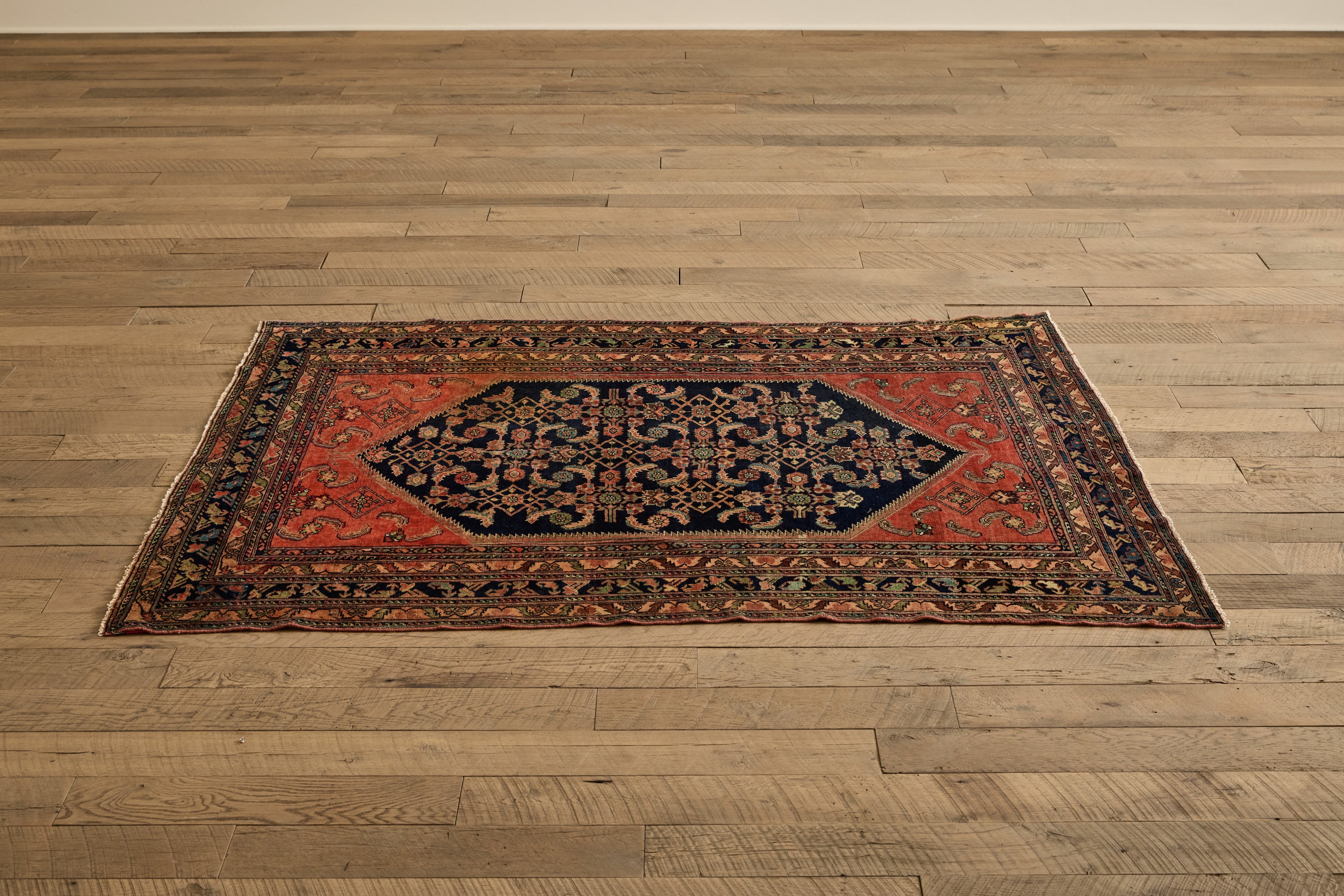 Blue & Blush Bibikabad Rug 5' x 6'7