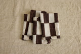 Linen Napkins in Brick Pattern