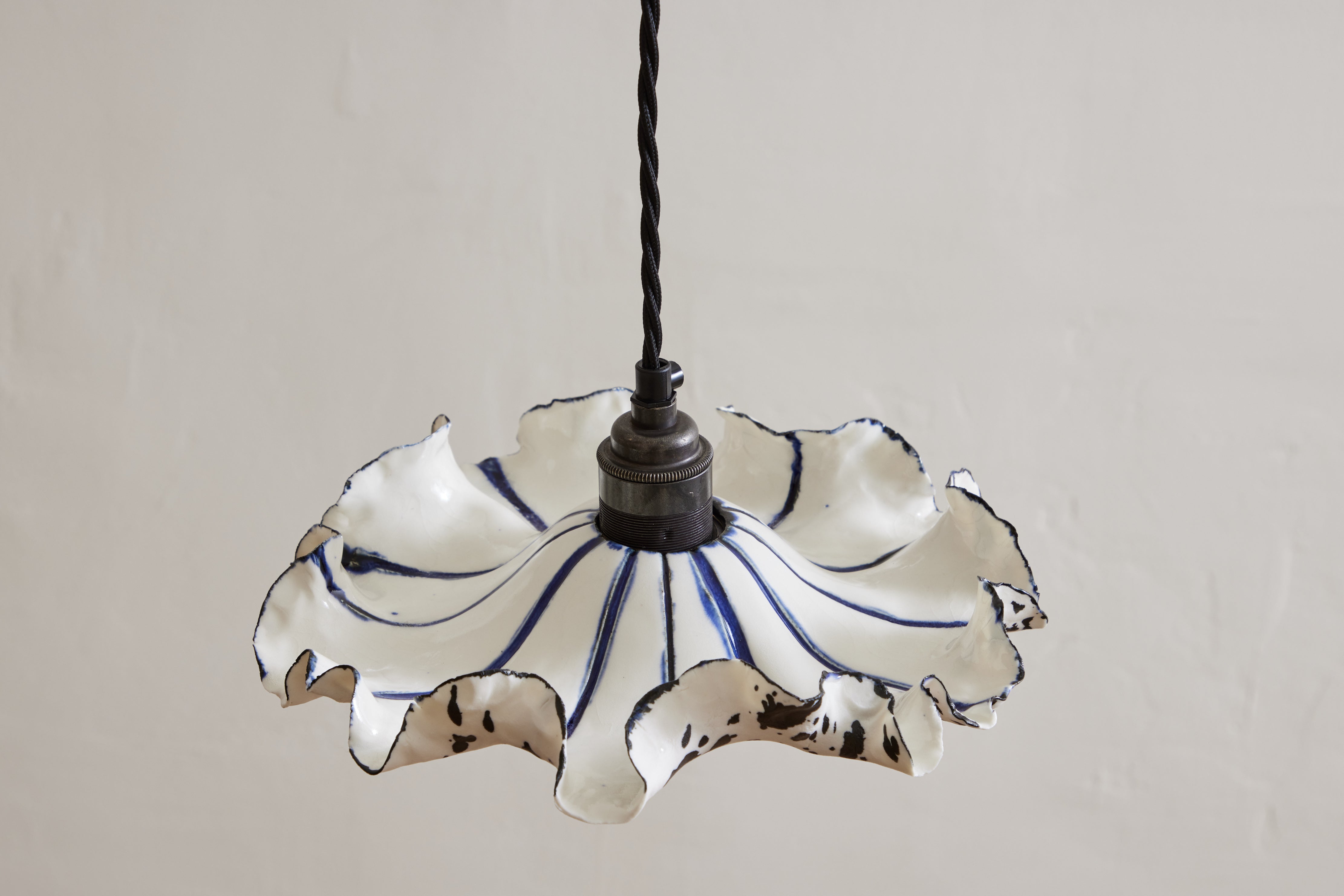 Striped Jellyfish Pendant, 10 in.