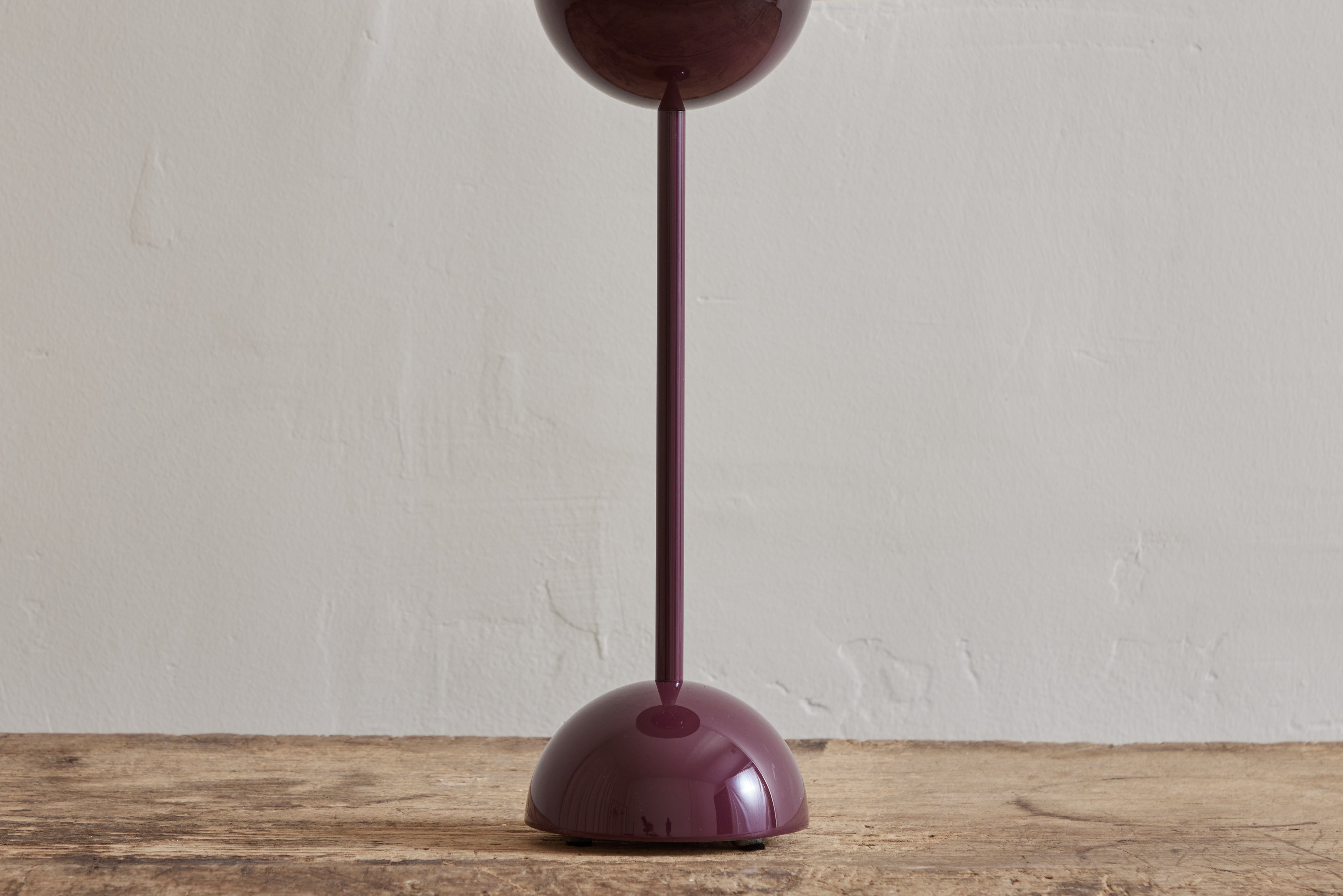 Flowerpot Table Lamp, Dark Plum