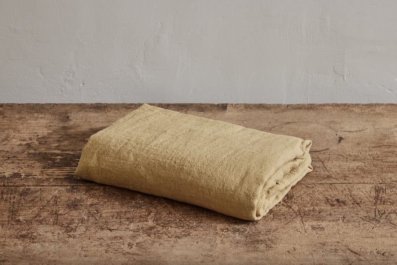 Hale Mercantile, Flocca Linen Sheets & Pillowcases in Maiz