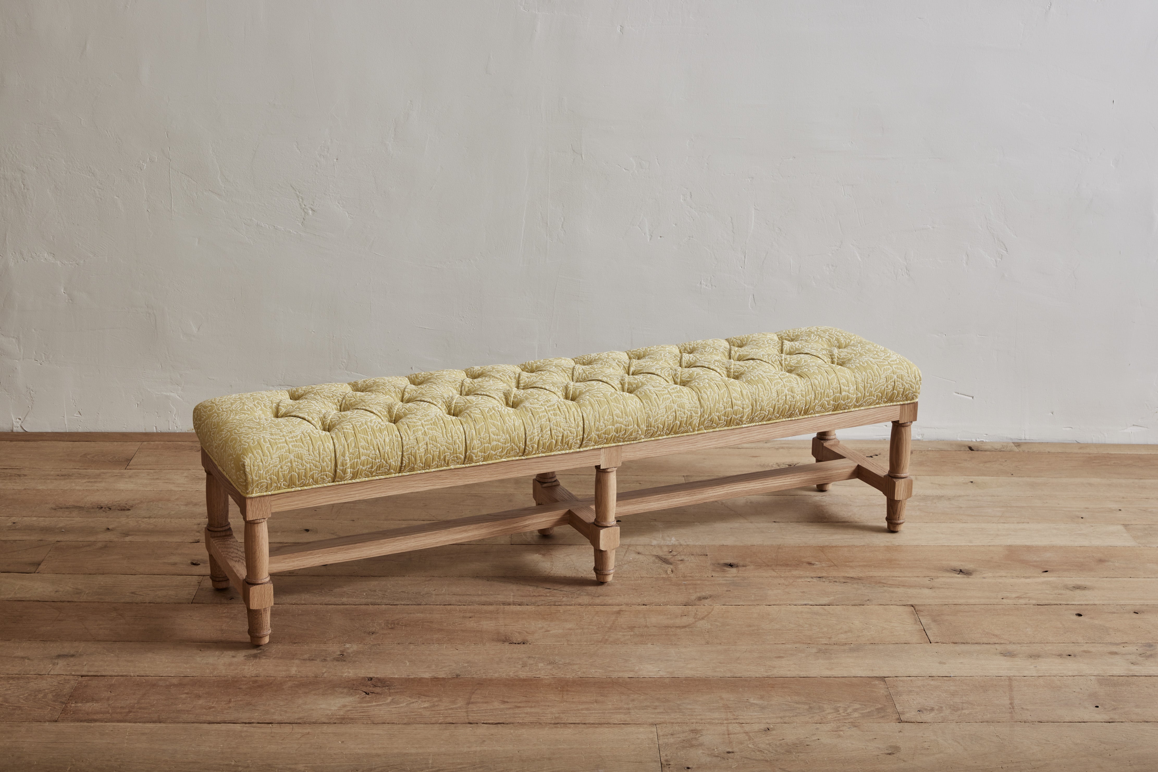 Nickey Kehoe 60" Tufted Bench - In Stock