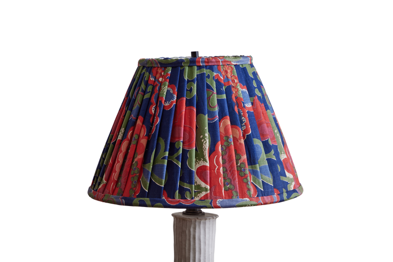 Lampshade in Vintage Red Rose Floral