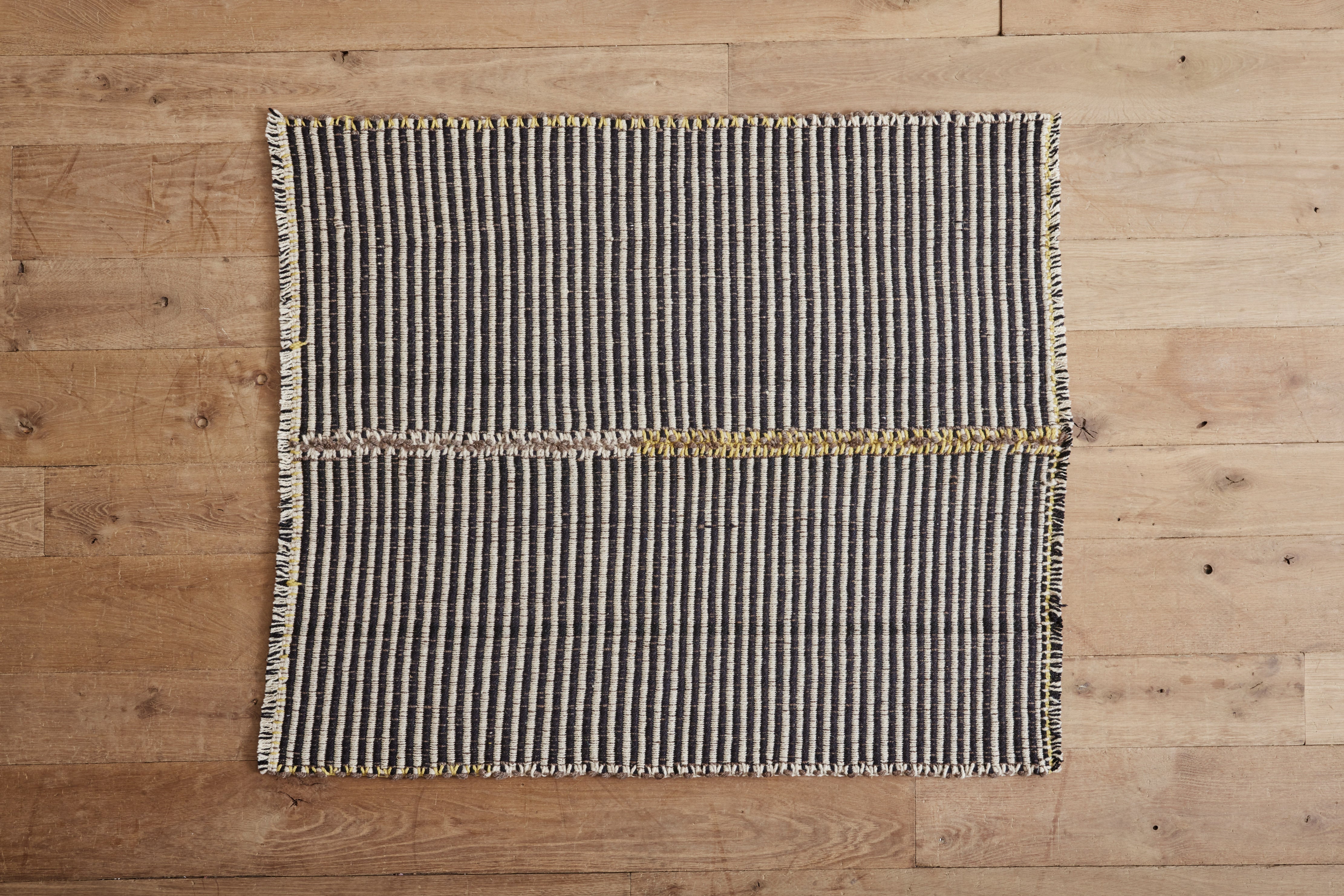 Stripe Wool Kilim, 2'9 x 4'3