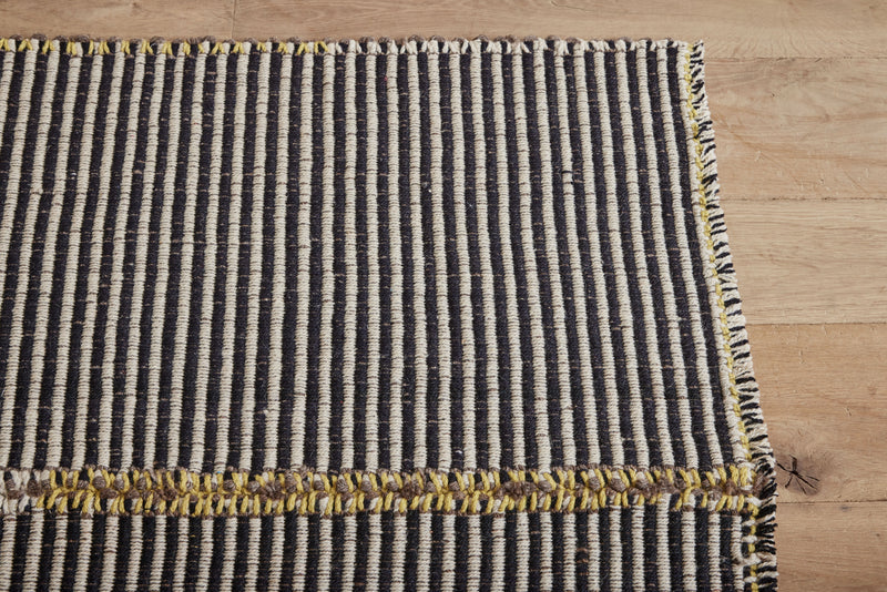 Stripe Wool Kilim, 2'9 x 4'3