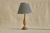 Shown with Knurl Woad Linen Pleated Lampshade 