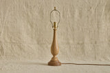 Flicker Lamp Base in Natural Oak