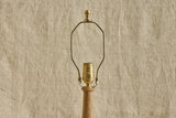 Flicker Lamp Base in Natural Oak