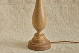 Flicker Lamp Base in Natural Oak