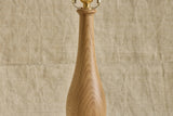 Flicker Lamp Base in Natural Oak