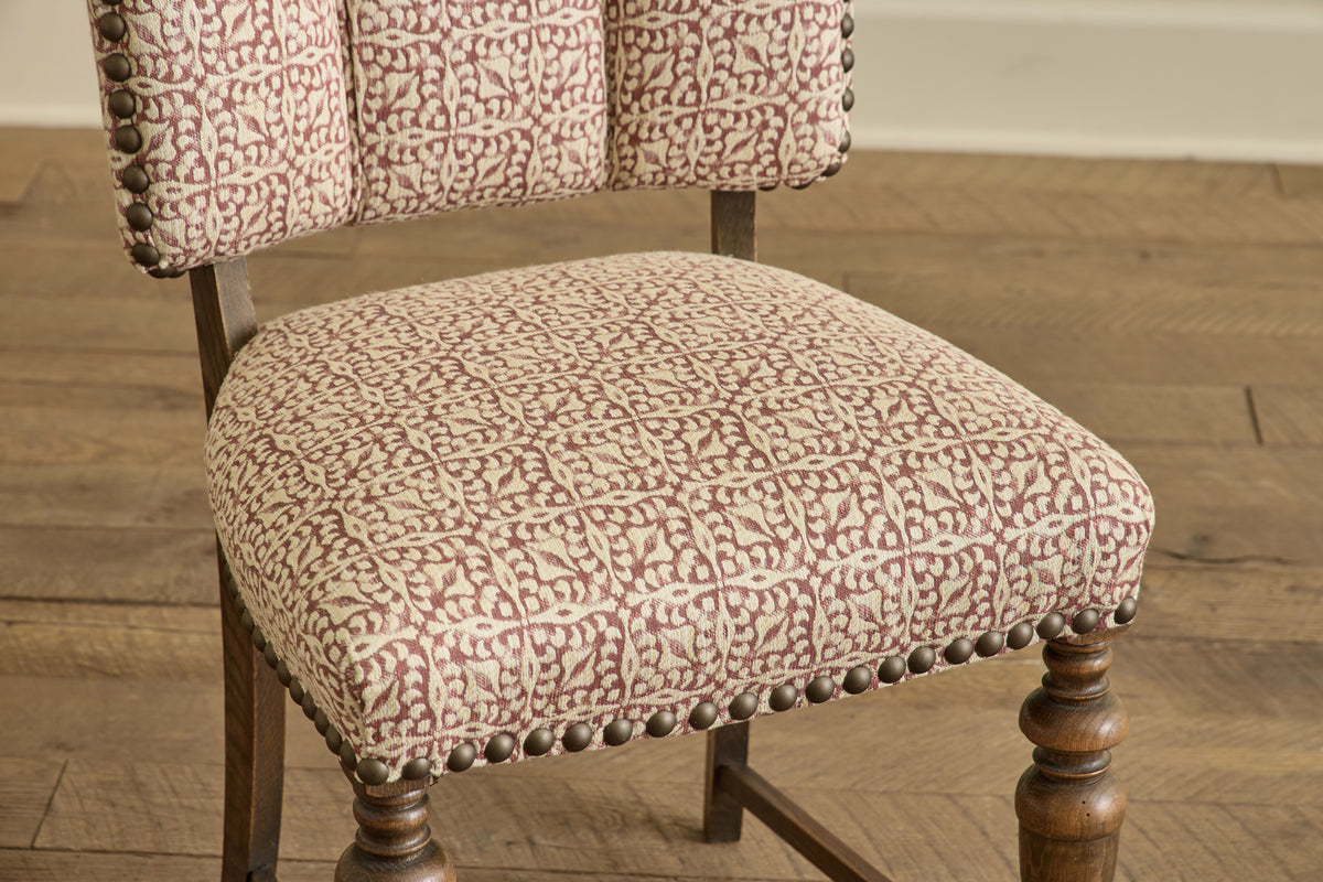 Set of 6 Dark Oak Dining Chairs