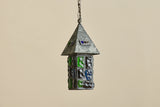 Brutalist Colored Glass Lantern