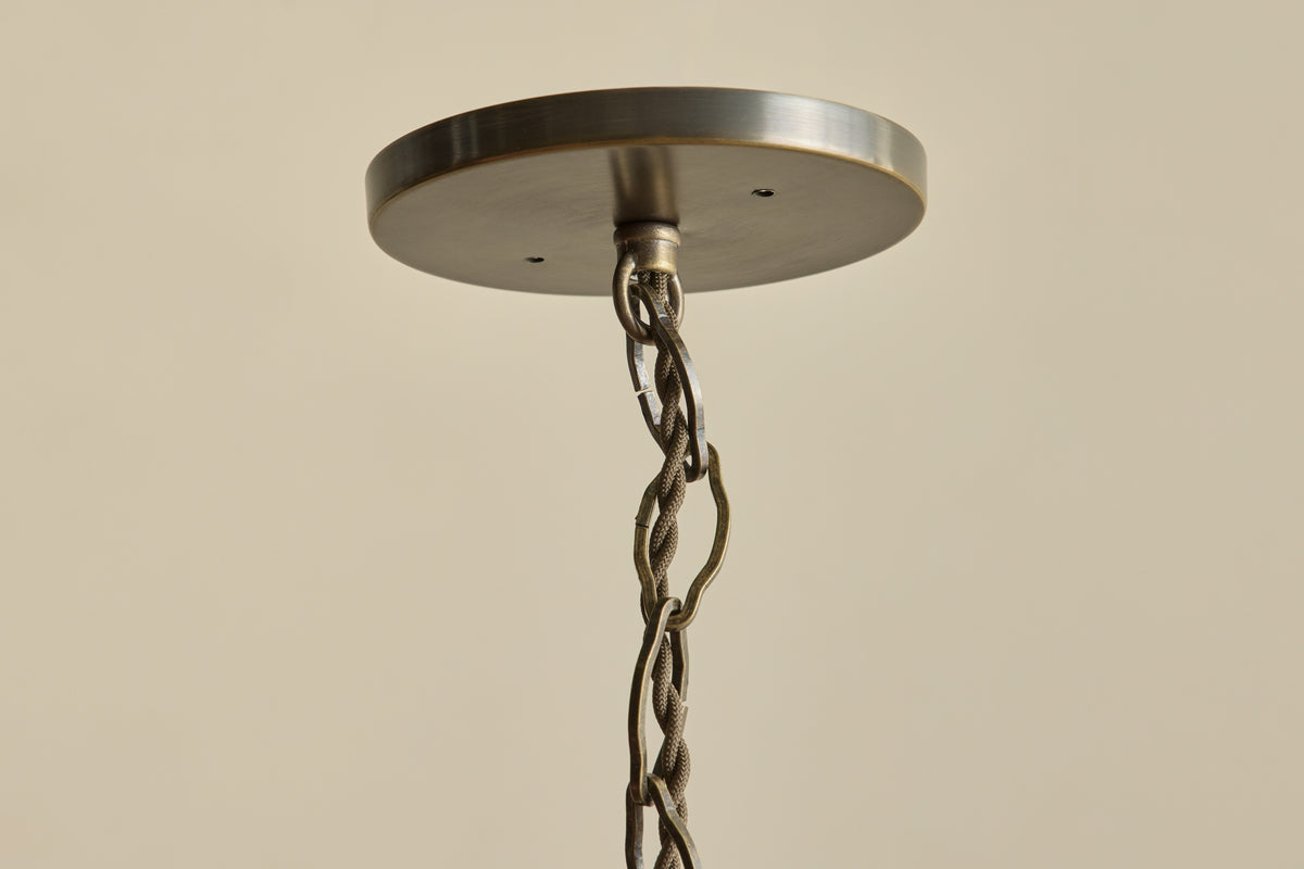 Brutalist Colored Glass Lantern