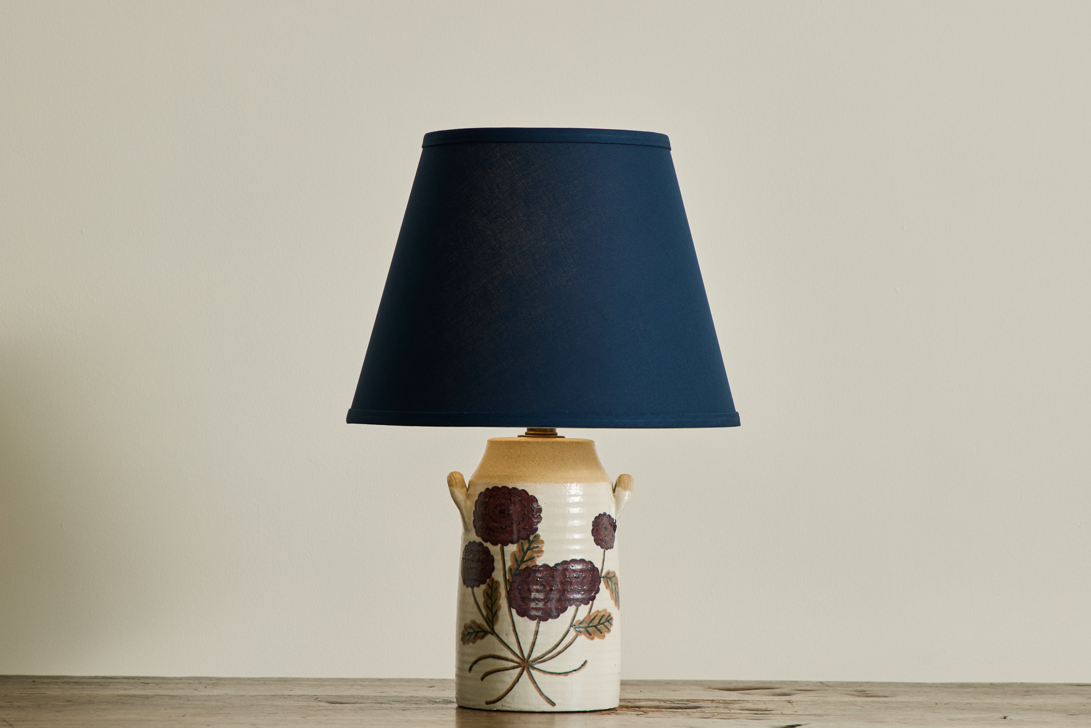 Shown with Blue Linen Shade