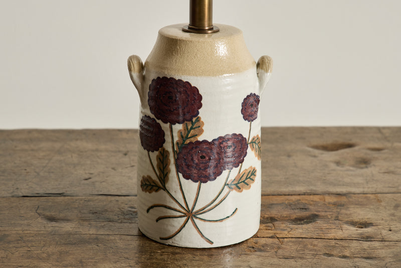 Ranunculus Table Lamp in Mulberry