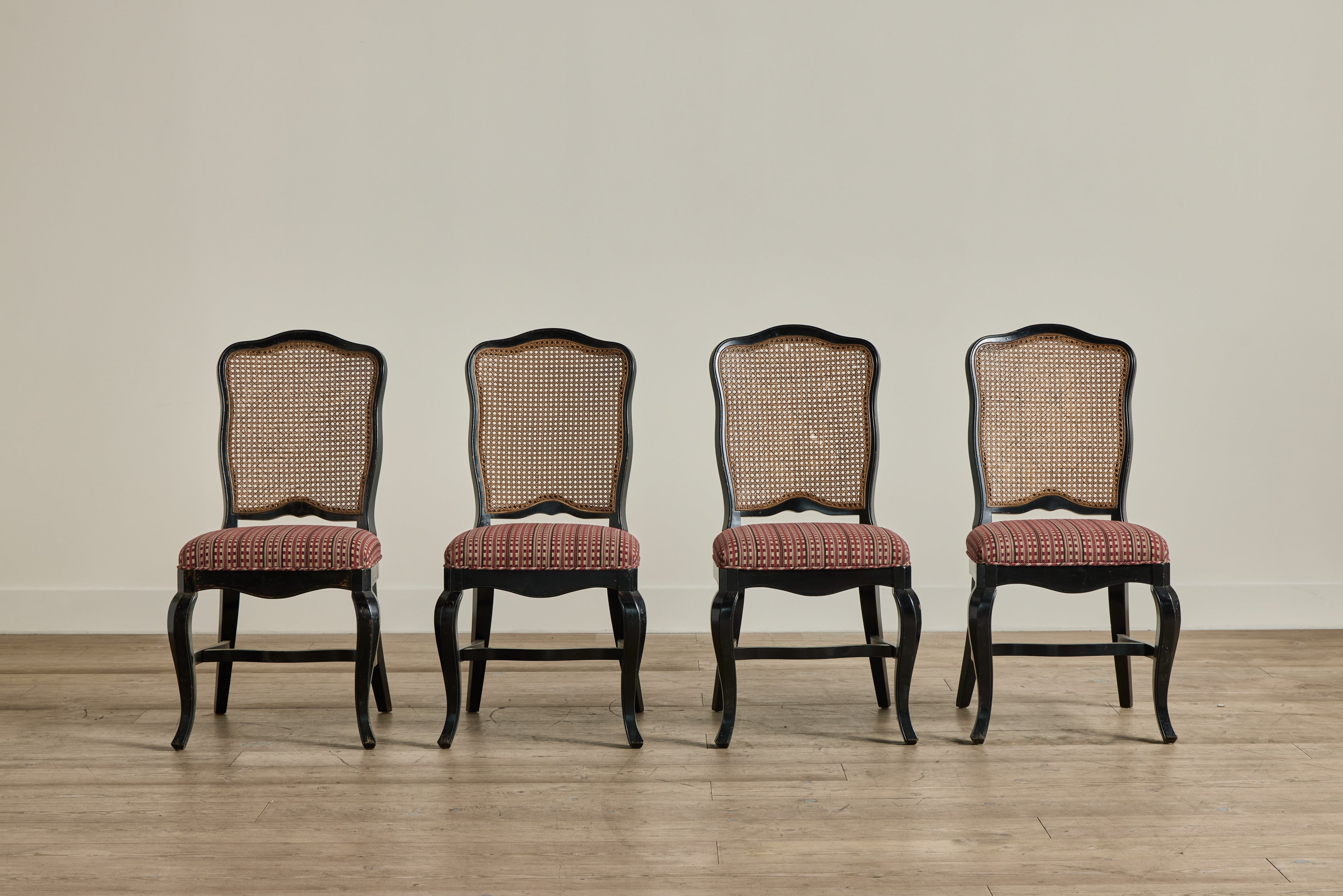 Set of 4 Cane Back Chairs